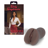 Naomi | The Lusty Lawyer | Handheld Male Stroker | Chocolate
