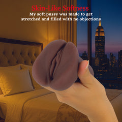 Naomi | The Lusty Lawyer | Handheld Male Stroker | Chocolate