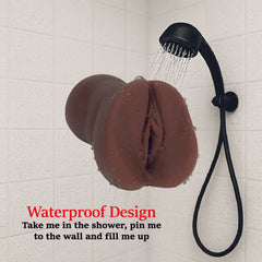 Naomi | The Lusty Lawyer | Handheld Male Stroker | Chocolate