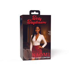 Naomi | The Lusty Lawyer | Handheld Male Stroker | Chocolate