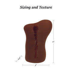 Naomi | The Lusty Lawyer | Handheld Male Stroker | Chocolate