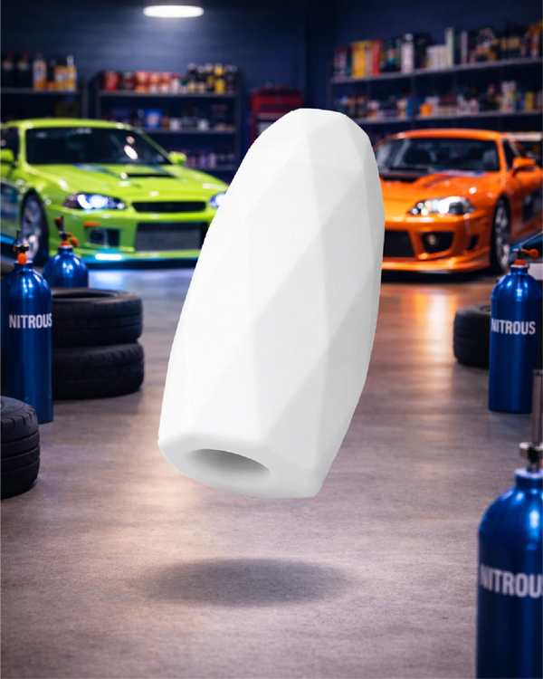 Nitrous Boost male stroker textured sleeve with closed-ended pressure design for sealed intensity