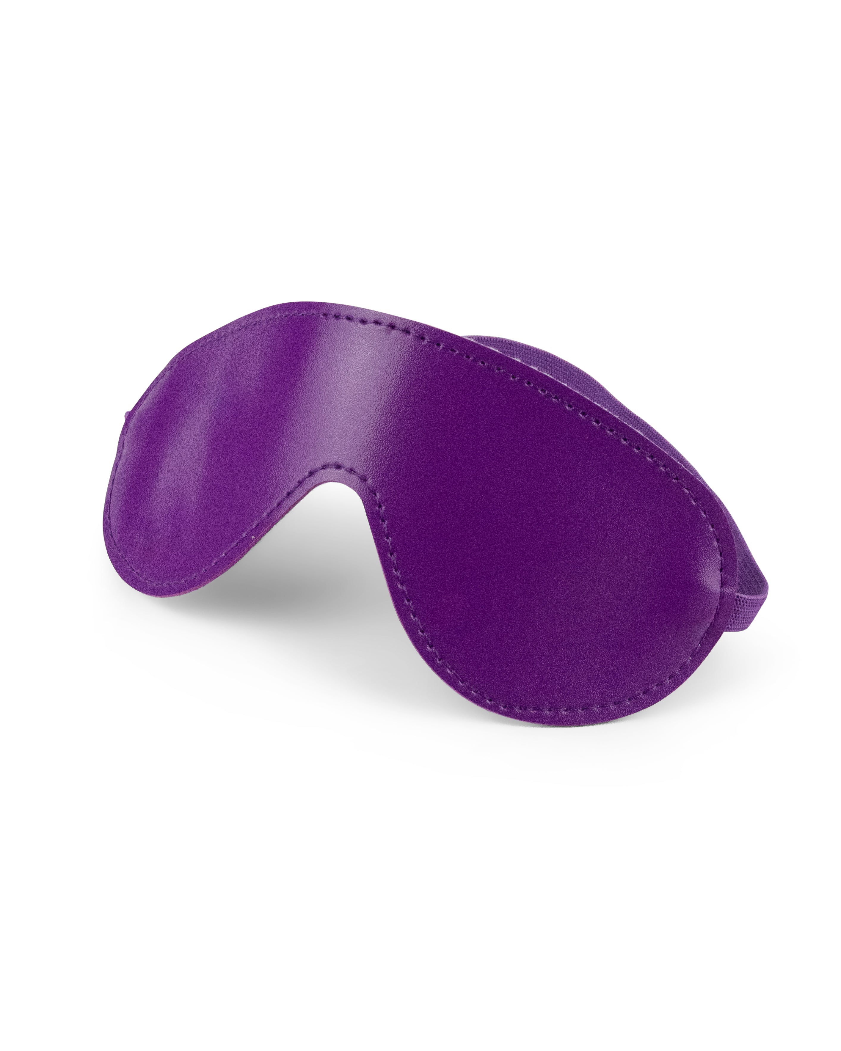 Cosmic purple beginner blindfold for sensory play shown unboxed on a white background